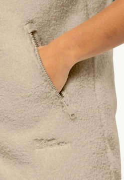 High Curl Long Vest W